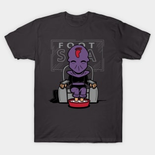 Foot Soldier Spa Funny Kawaii Relaxation Villain Cartoon T-Shirt